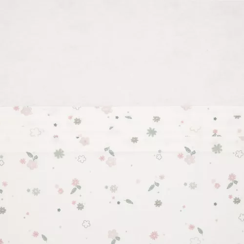 Witlof for Kids megerősített szegéllyel ellátott lepedő Tuck-inn 60x120 cm Vintage Flowers
