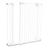 Lionelo Truus Slim biztonsági ajtórács - White (75-105 cm) 2 db toldóval