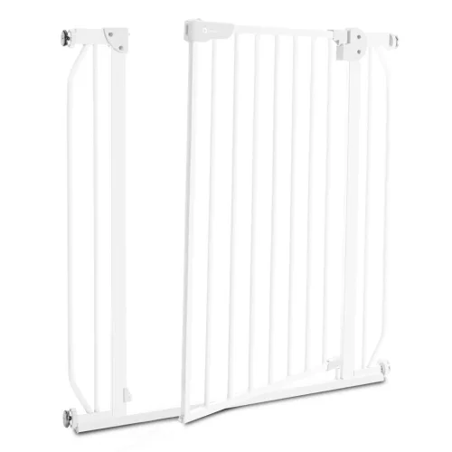 Lionelo Truus Slim biztonsági ajtórács - White (75-105 cm) 2 db toldóval