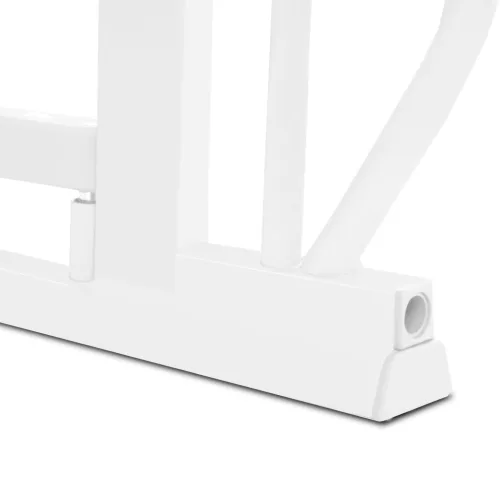 Lionelo Truus Slim biztonsági ajtórács - White (75-105 cm) 2 db toldóval