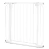 Lionelo Truus Slim biztonsági ajtórács - White (75-105 cm) 2 db toldóval