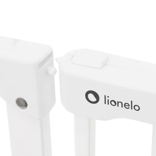 Lionelo Truus Slim biztonsági ajtórács - White (75-105 cm) 2 db toldóval