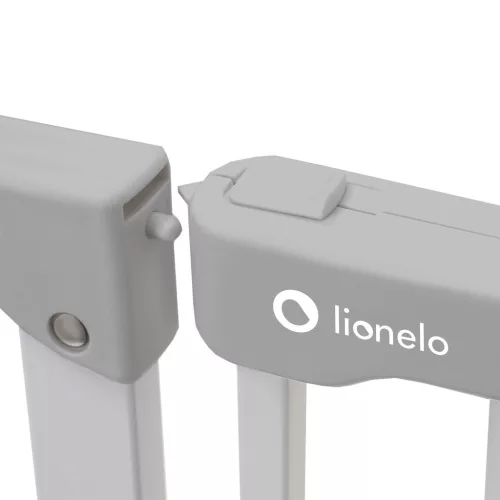 Lionelo Truus Slim biztonsági ajtórács - Grey (75-105 cm) 2 db toldóval