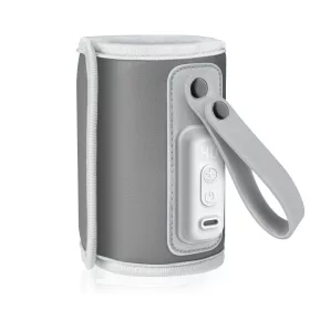   Lionelo Thermup Go hordozható cumisüveg melegítő - Grey silver