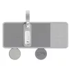 Lionelo Thermup Go hordozható cumisüveg melegítő - Grey silver