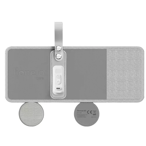 Lionelo Thermup Go hordozható cumisüveg melegítő - Grey silver