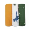 Lionelo Bamboo 3 db-os textilpelenka szett (70x70) - Dino