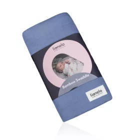 Lionelo Bamboo textilpelenka (120x120) - Blue denim