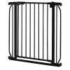 Lionelo Truus Slim biztonsági ajtórács - Black Onyx (75-105 cm) 2 db toldóval