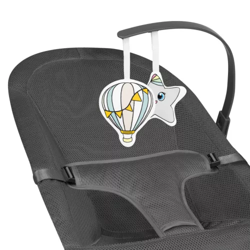 Lionelo June Air pihenőszék - Grey graphite