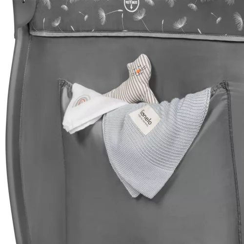 Lionelo Stefi Plus kétszintes utazóágy - Grey White
