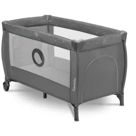 Lionelo Stefi Plus kétszintes utazóágy - Grey Multicolor