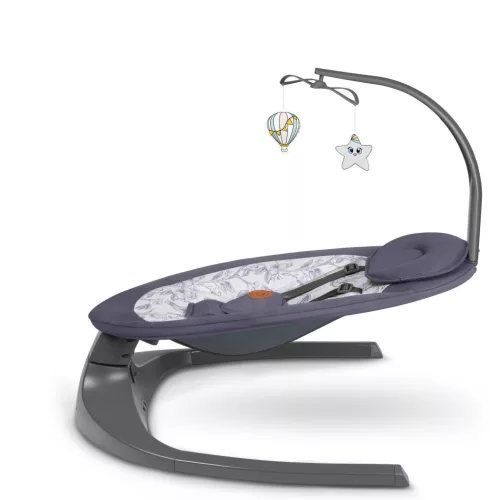Lionelo Ralf elektromos pihenőszék és hinta - Grey White