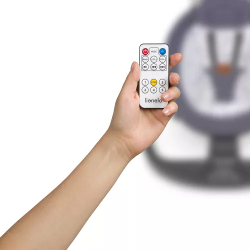 Lionelo Ralf elektromos pihenőszék és hinta - Grey White