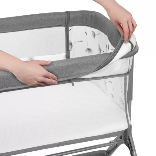 Lionelo Leonie Plus 3az1-ben babaágy, bölcső és babaöböl - Grey Stone