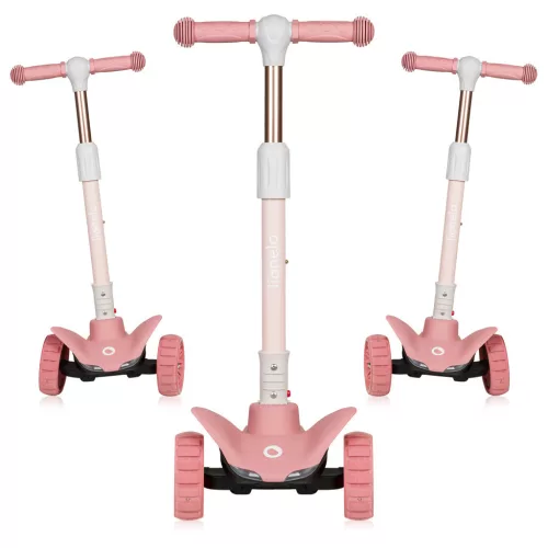 Lionelo Timmy 3 kerekű roller - Pink Rose