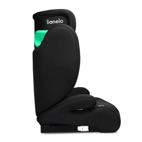 Lionelo Hugo i-Size gyermekülés 100-150 cm - Black Carbon