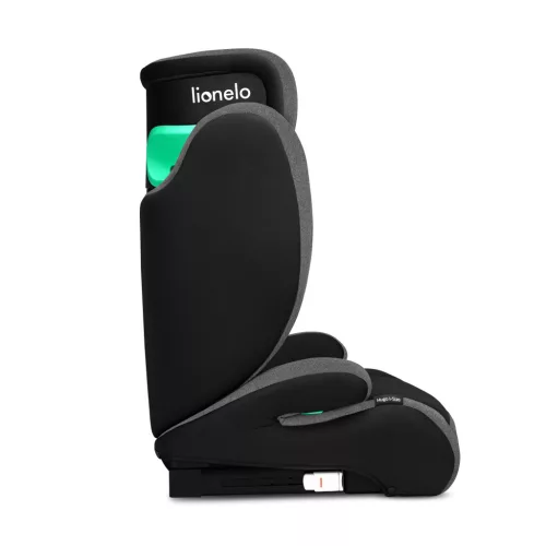 Lionelo Hugo i-Size gyermekülés 100-150 cm - Black-Grey
