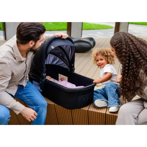 Lionelo Amber 2in1 multifunkciós babakocsi - Black Onyx