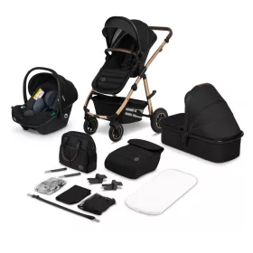 Lionelo Amber 3in1 multifunkciós babakocsi - Black Onyx