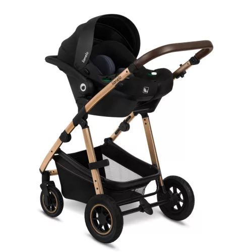 Lionelo Amber 3in1 multifunkciós babakocsi - Black Onyx