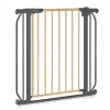 Lionelo Truus Slim biztonsági ajtórács - Grey Graphite (75-105 cm) 2 db toldóval
