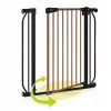 Lionelo Truus Slim biztonsági ajtórács - Carbon Natural (75-105 cm) 2 db toldóval