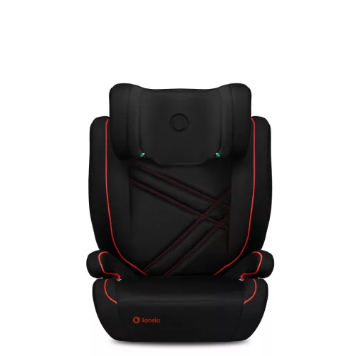 Lionelo Hugo i-Size Isofix gyerekülés (100-150 cm) - Black Red