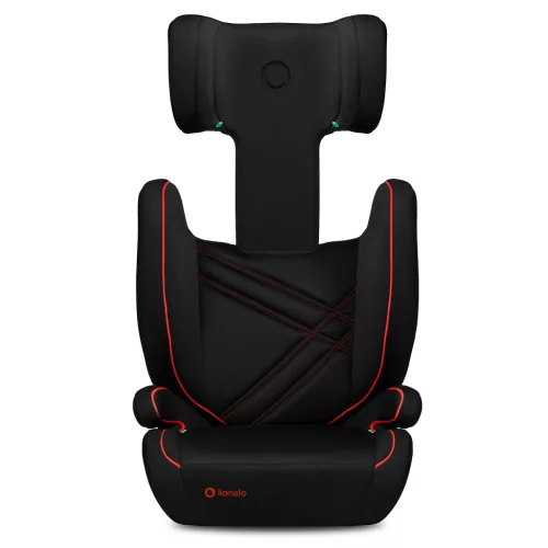 Lionelo Hugo i-Size Isofix gyerekülés (100-150 cm) - Black Red