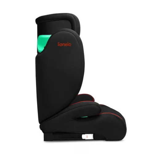 Lionelo Hugo i-Size Isofix gyerekülés (100-150 cm) - Black Red