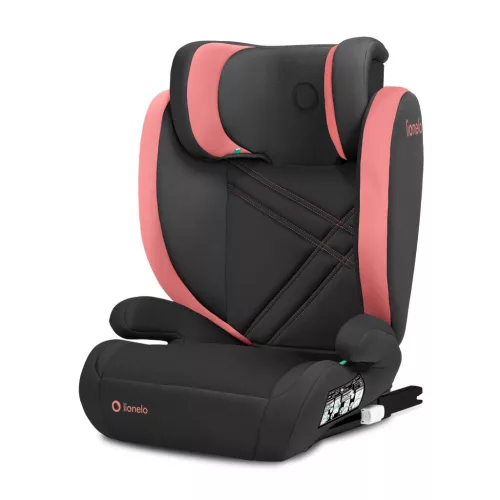 Lionelo Hugo i-Size Isofix gyerekülés 100-150 cm - Pink Baby