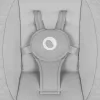 Lionelo Iris 2in1 Elektromos hinta és pihenőszék - Grey Concrete