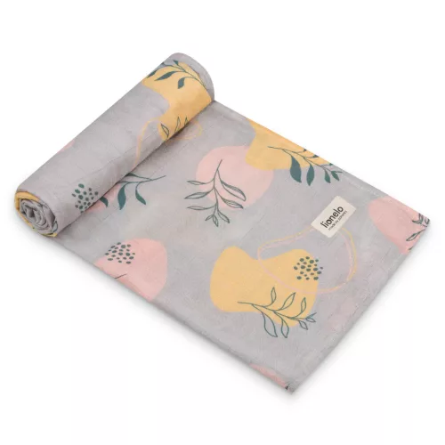 Lionelo Bamboo 3 db-os textilpelenka szett (70x70) - Leaf