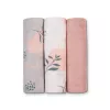 Lionelo Bamboo 3 db-os textilpelenka szett (70x70) - Leaf