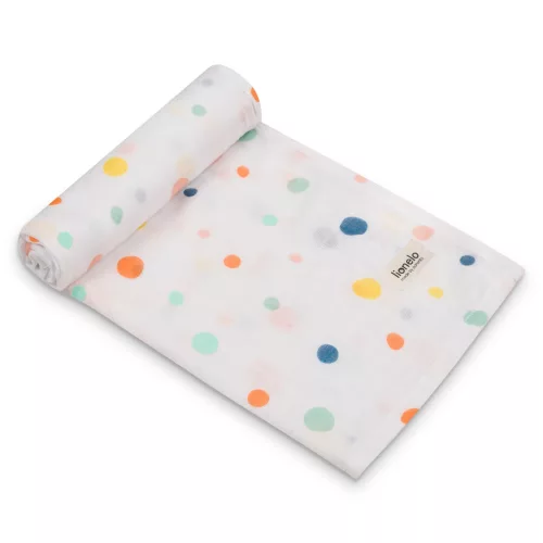 Lionelo Bamboo 3 db-os textilpelenka szett (70x70) - Dot
