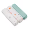 Lionelo Bamboo 3 db-os textilpelenka szett (70x70) - Dot