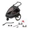 Lionelo Cama 2in1 kerékpár utánfutó és babakocsi - Grey Graphite