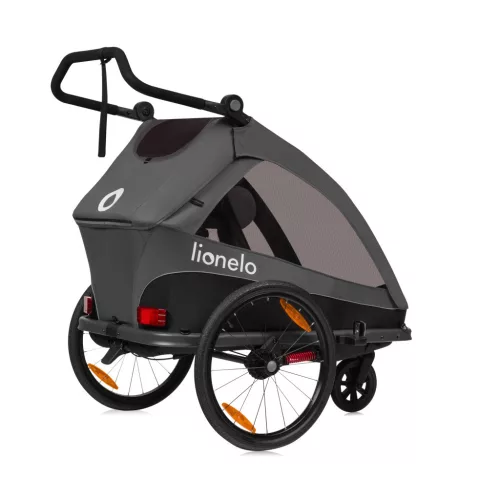 Lionelo Cama 2in1 kerékpár utánfutó és babakocsi - Grey Graphite