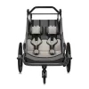 Lionelo Cama 2in1 kerékpár utánfutó és babakocsi - Grey Graphite