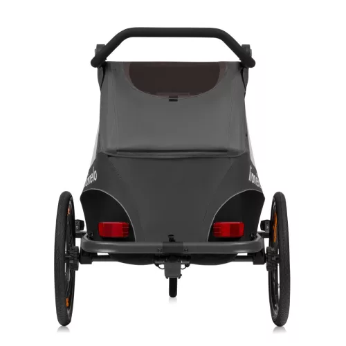 Lionelo Cama 2in1 kerékpár utánfutó és babakocsi - Grey Graphite
