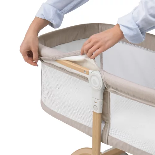 Lionelo Malin Evo utazóágy - Beige Natural