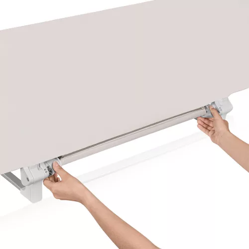 Lionelo Lora XL Hordozható leesésgátló - Beige Sand (150x46x38 cm)