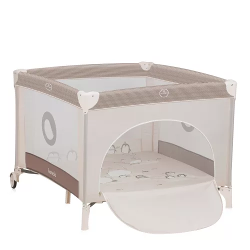 Lionelo Bonnie összecsukható járóka - Beige Sand