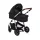 Lionelo Amber 2in1 multifunkciós babakocsi - Black Silver