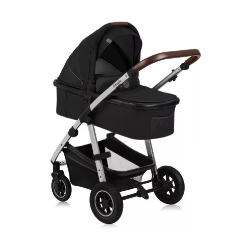 Lionelo Amber 3in1 multifunkciós babakocsi - Black Silver