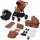 Lionelo Layla 3in1 Multifunkciós babakocsi - Brown Rust