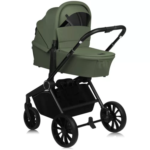 Lionelo Mika Plus 2in1 Multifunkciós babakocsi - Green Olive