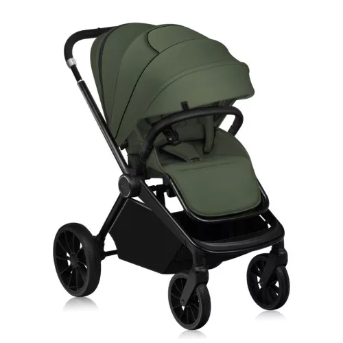 Lionelo Mika Plus 2in1 Multifunkciós babakocsi - Green Olive