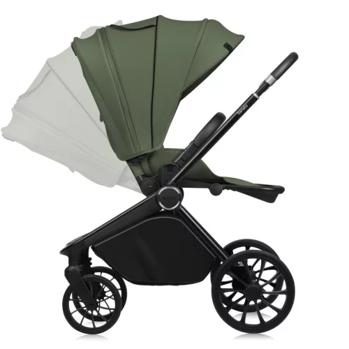 Lionelo Mika Plus 2in1 Multifunkciós babakocsi - Green Olive