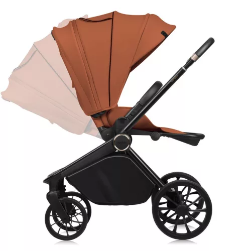 Lionelo Mika Plus 2in1 Multifunkciós babakocsi - Brown Rust